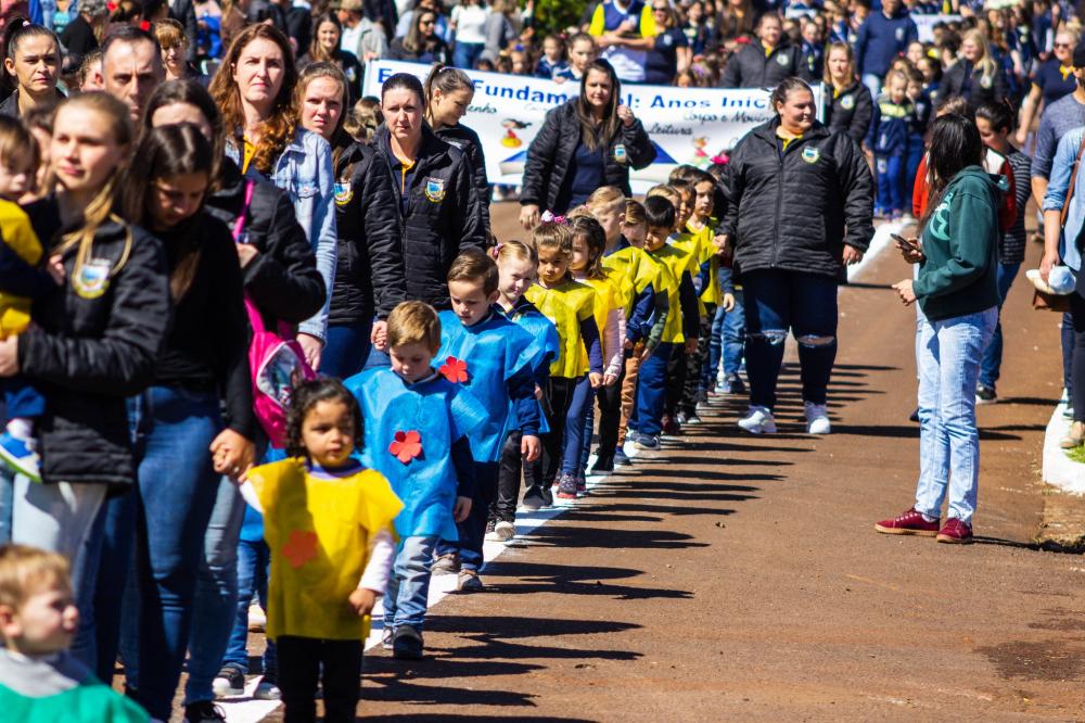 Em Derrubadas o desfile cívico ocorre no próximo dia 2 de setembro (Foto: Prefeitura de Derrubadas)