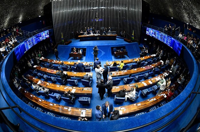 Plenário concluiu nesta terça a votação do projeto - Foto: Marcos Oliveira/Agência Senado