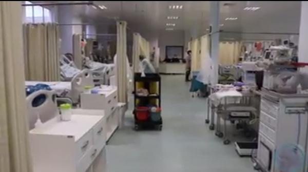 UTI do Hospital Santo Antônio está lotada (Foto: Maicon Spanic/Reprodução)
