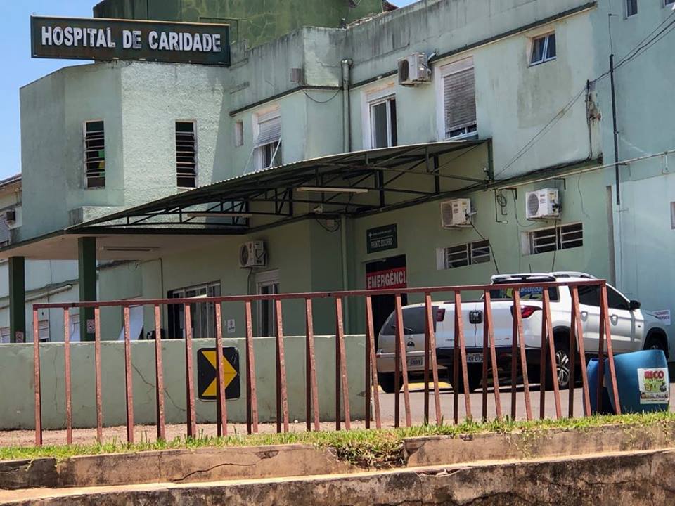 Hospital de Caridade de Três Passos (Foto: Diones Roberto Becker/Arquivo)