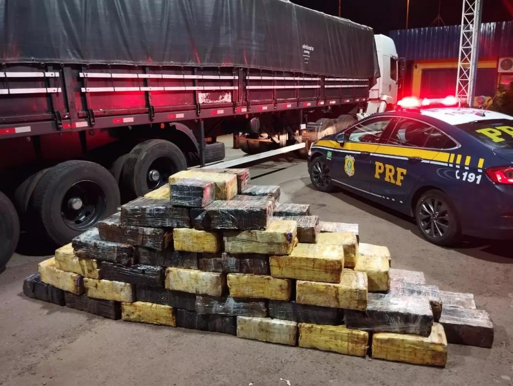 Drogas apreendidas pela Polícia Rodoviária Federal (Foto: PRF)