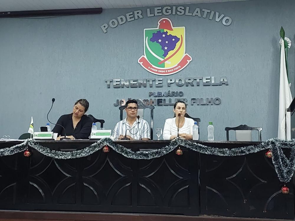 Micheli Vargas foi ouvida na tarde de hoje (Foto: Jonas Martins)