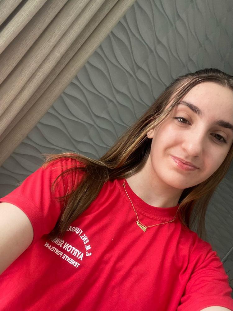Alana Antoniollo 14 anos cursou 8 Ano 2 da Escola Municipal Ayrton Senna (Foto: Arquivo Pessoal)
