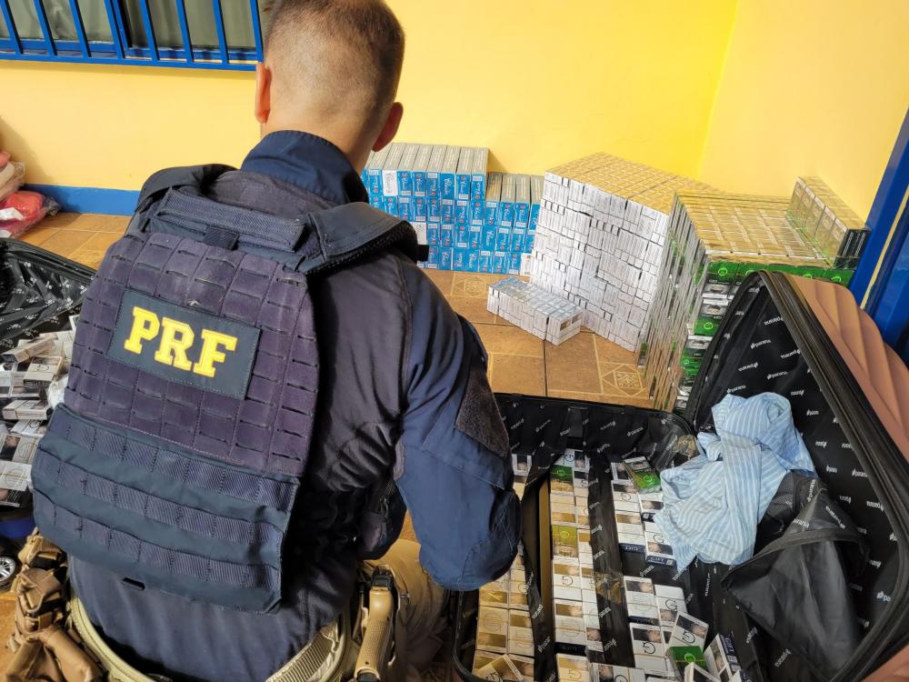 Apreensão da PRF em Sarandi (Foto: PRF / Divulgação)
