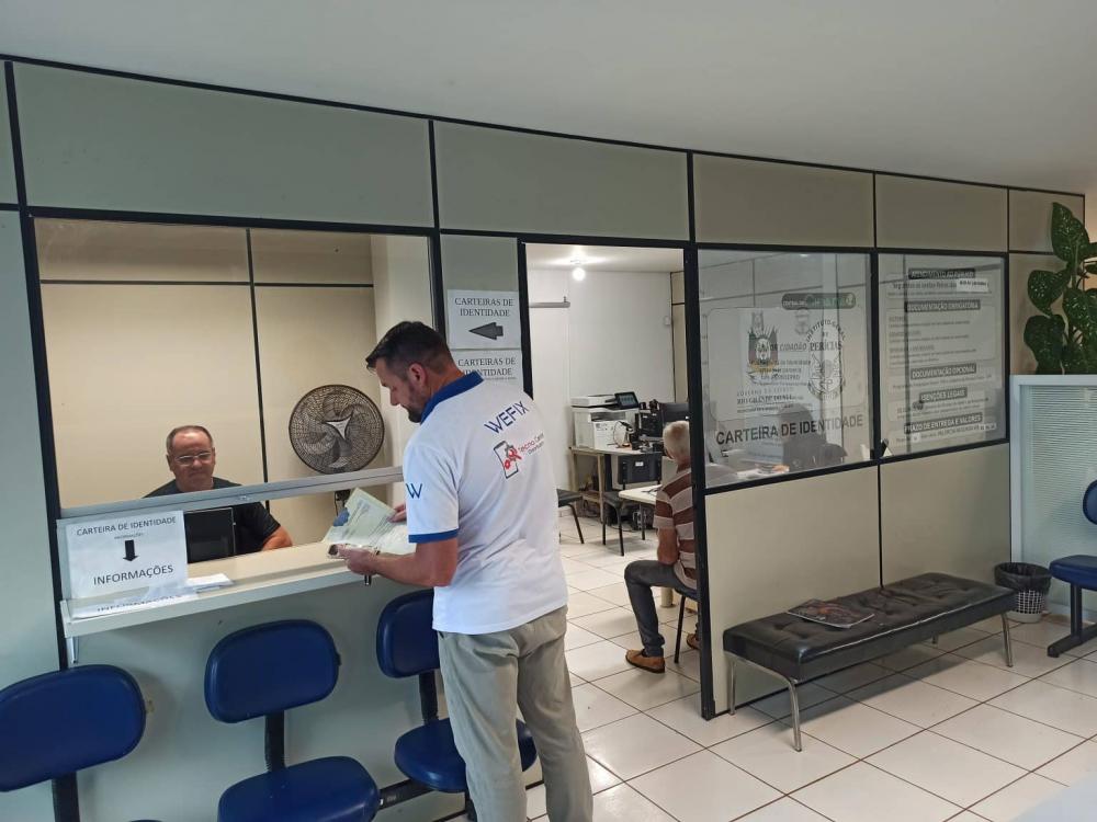 Posto de Identificação Regional do IGP-RS em Três Passos (Foto: Vinicius Araujo / Rádio Alto Uruguai)
