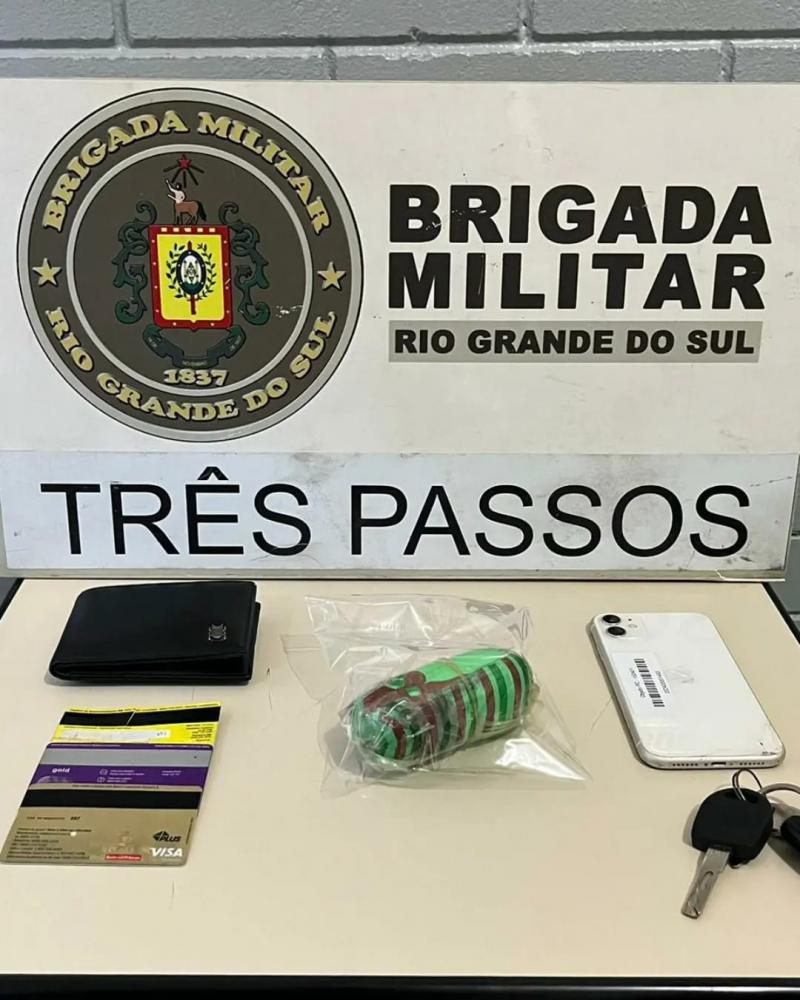 Materiais apreendidos na ação (Foto: 7ºBPM)