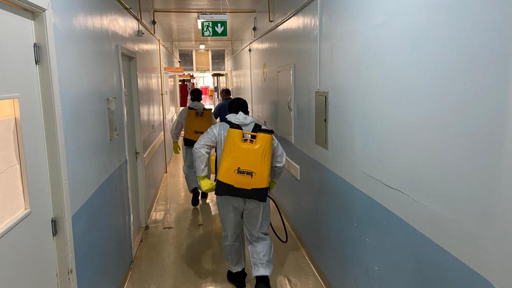 Aplicação com material costal iniciou pelo Hospital Santo Antônio de Tenente Portela (Foto: Prefeitura de Tenente Portela)