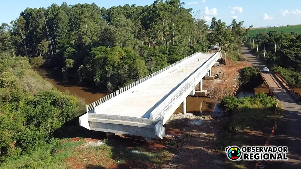 Ponte entra agora na ultima fase de obras (Foto: Observador Regional)