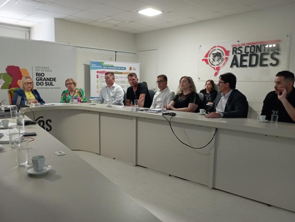 Reunião acertou que o estado vai estudar em qual dos hospitais da região seria melhor instalar uma UTI neonatal (Foto: Prefeitura de Três Passos)