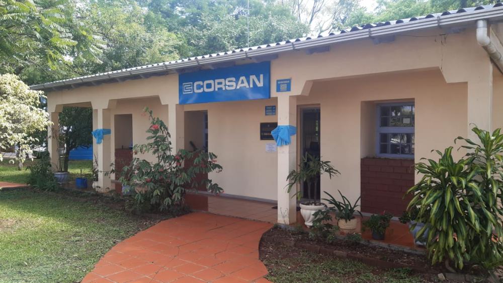 Escritório da CORSAN em Tenente Portela (Foto: Reprodução)
